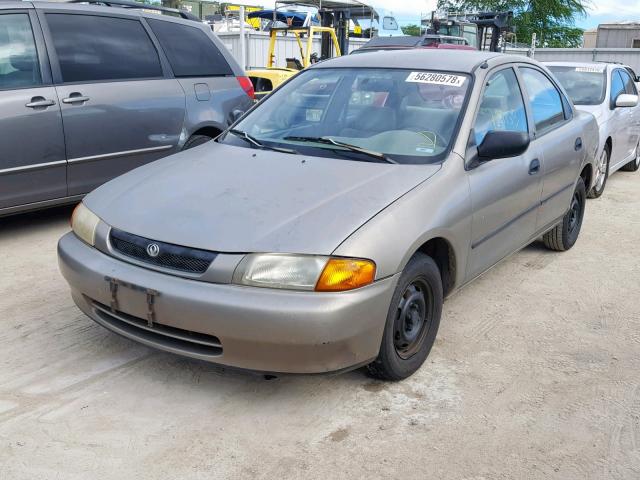 JM1BC1410V0158841 - 1997 MAZDA PROTEGE DX BEIGE photo 2