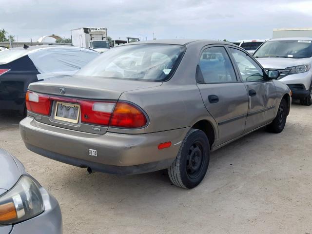 JM1BC1410V0158841 - 1997 MAZDA PROTEGE DX BEIGE photo 4