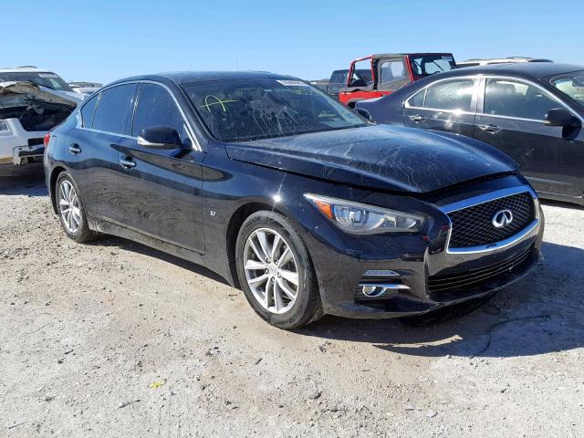 JN1BV7AP4EM683306 - 2014 INFINITI Q50 BASE BLACK photo 1