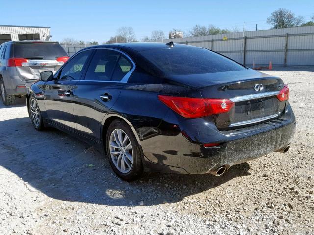 JN1BV7AP4EM683306 - 2014 INFINITI Q50 BASE BLACK photo 3