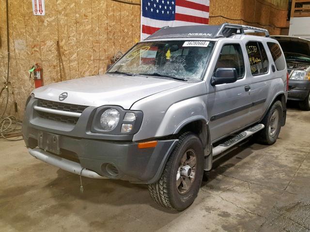 5N1ED28Y44C610662 - 2004 NISSAN XTERRA XE SILVER photo 2