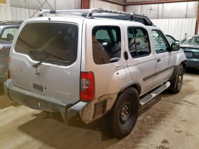 5N1ED28Y44C610662 - 2004 NISSAN XTERRA XE SILVER photo 4