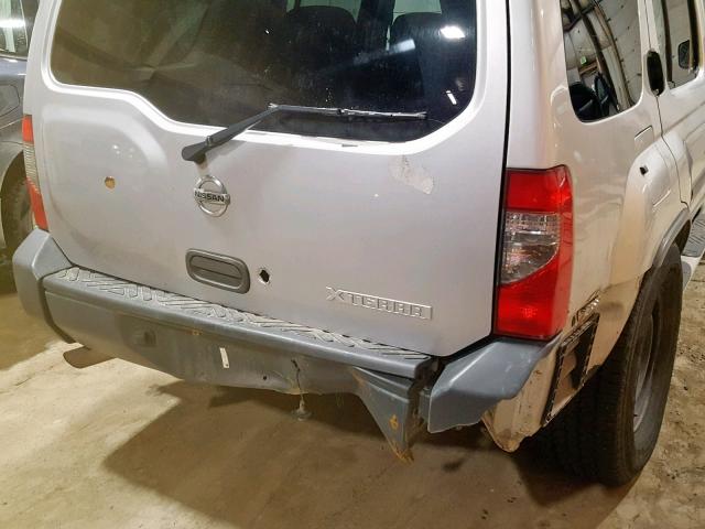 5N1ED28Y44C610662 - 2004 NISSAN XTERRA XE SILVER photo 9