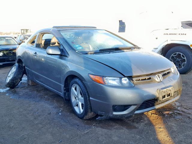 2HGFG12918H503469 - 2008 HONDA CIVIC EXL GRAY photo 1