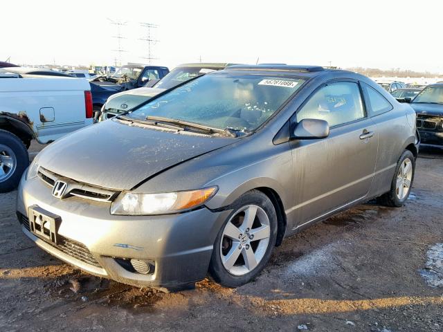 2HGFG12918H503469 - 2008 HONDA CIVIC EXL GRAY photo 2