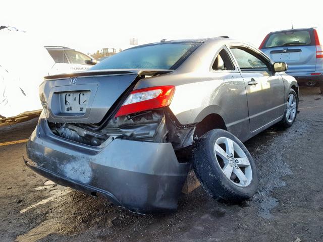 2HGFG12918H503469 - 2008 HONDA CIVIC EXL GRAY photo 4