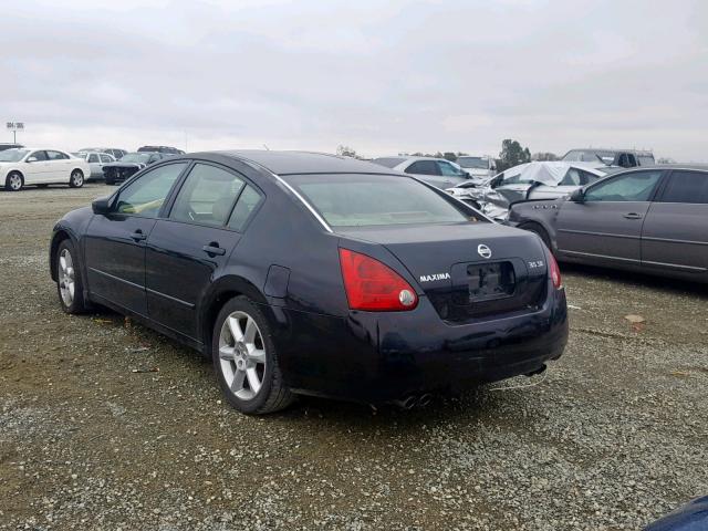 1N4BA41E26C860597 - 2006 NISSAN MAXIMA SE BLACK photo 3