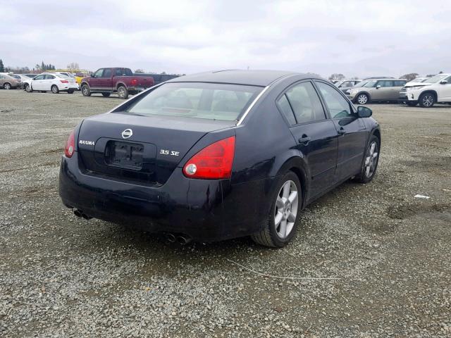 1N4BA41E26C860597 - 2006 NISSAN MAXIMA SE BLACK photo 4