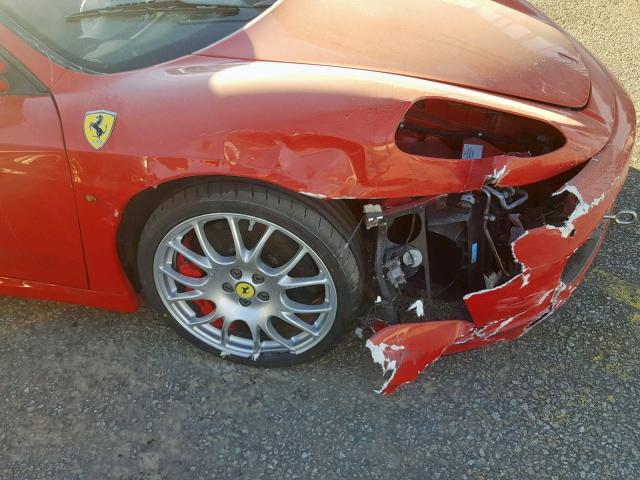 ZFFEW58A170152721 - 2007 FERRARI F430 RED photo 9