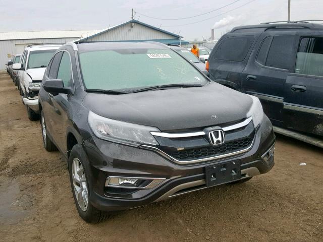 5J6RM4H76GL112387 - 2016 HONDA CR-V EXL BLACK photo 1