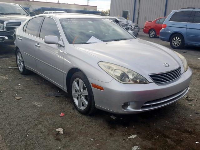 JTHBA30G555056996 - 2005 LEXUS ES 330 SILVER photo 1