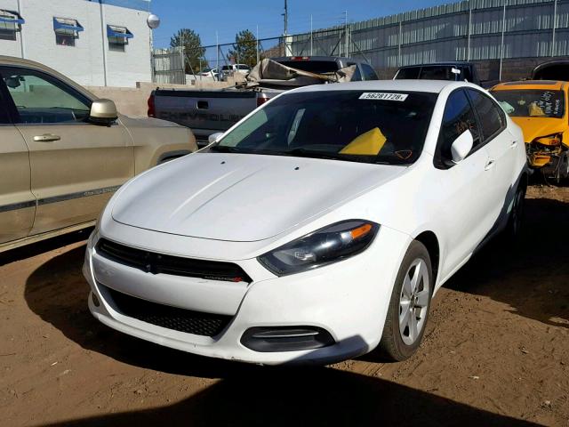 1C3CDFBBXFD228273 - 2015 DODGE DART SXT WHITE photo 2