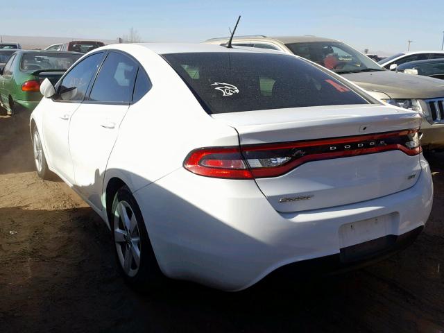 1C3CDFBBXFD228273 - 2015 DODGE DART SXT WHITE photo 3