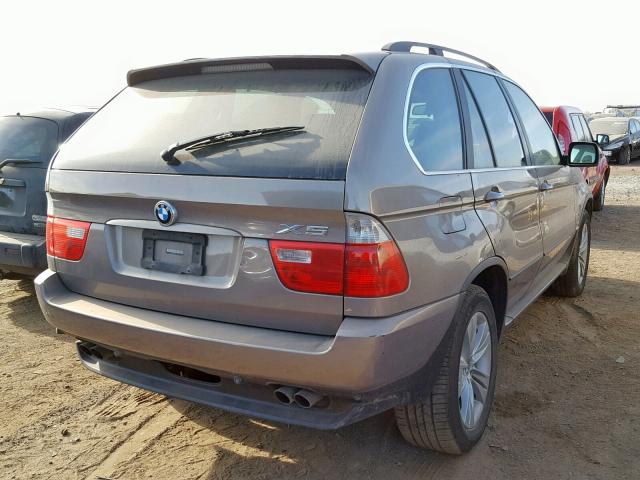 5UXFB53524LV09177 - 2004 BMW X5 4.4I TAN photo 4