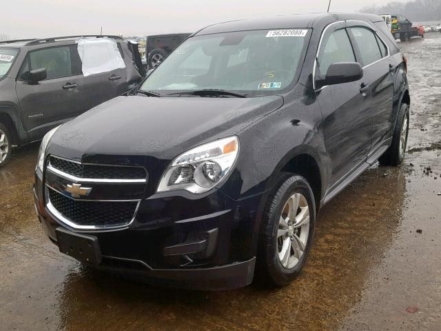 2GNFLEEK8F6222964 - 2015 CHEVROLET EQUINOX LS BLACK photo 2