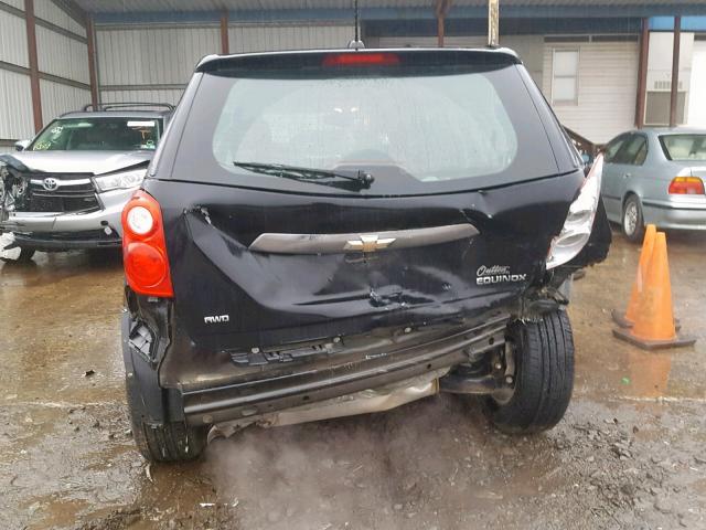 2GNFLEEK8F6222964 - 2015 CHEVROLET EQUINOX LS BLACK photo 9