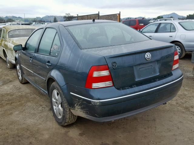 3VWSA69M94M013165 - 2004 VOLKSWAGEN JETTA GLS GREEN photo 3