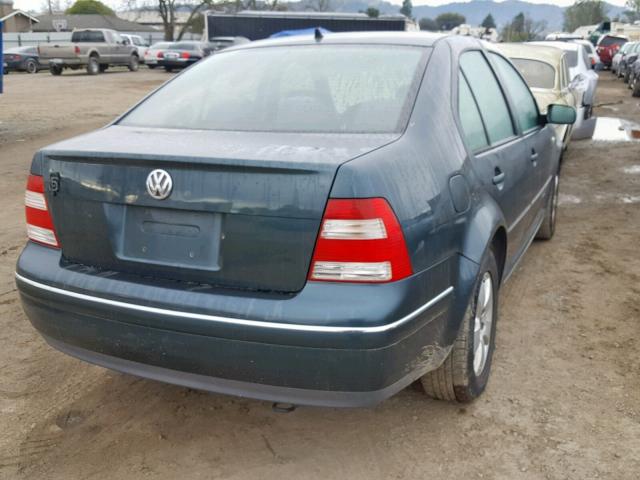 3VWSA69M94M013165 - 2004 VOLKSWAGEN JETTA GLS GREEN photo 4