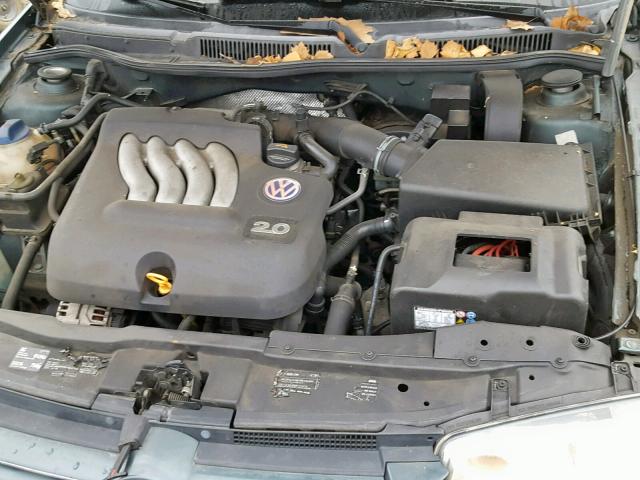 3VWSA69M94M013165 - 2004 VOLKSWAGEN JETTA GLS GREEN photo 7