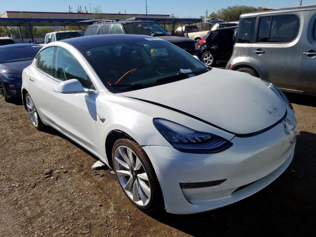 5YJ3E1EA7JF164791 - 2018 TESLA MODEL 3 WHITE photo 1