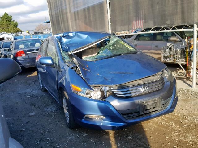 JHMZE2H52AS020212 - 2010 HONDA INSIGHT LX BLUE photo 1