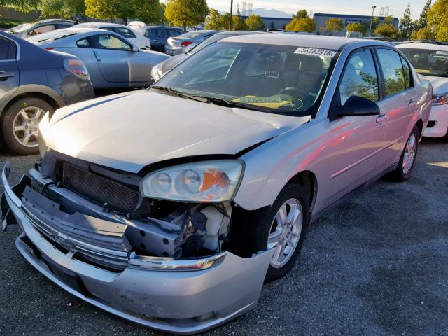 1G1ZT54855F195831 - 2005 CHEVROLET MALIBU LS SILVER photo 2