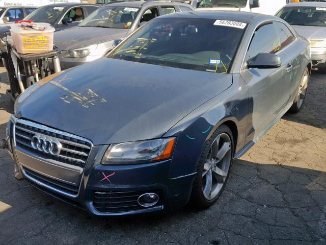 WAUWFAFR7BA027291 - 2011 AUDI A5 PRESTIG GRAY photo 2