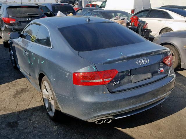 WAUWFAFR7BA027291 - 2011 AUDI A5 PRESTIG GRAY photo 3