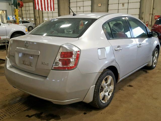 3N1AB61E37L624399 - 2007 NISSAN SENTRA 2.0 SILVER photo 4