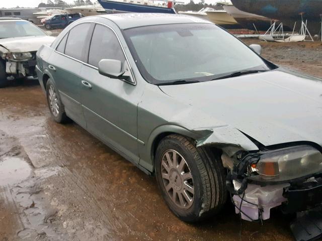 1LNHM86S03Y706028 - 2003 LINCOLN LS GREEN photo 1