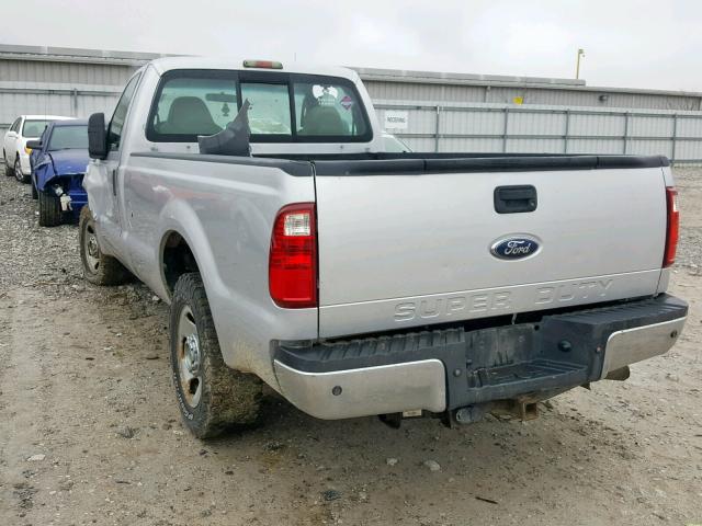 1FTWF30R68EC01859 - 2008 FORD F350 SRW S SILVER photo 3