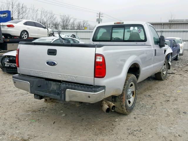 1FTWF30R68EC01859 - 2008 FORD F350 SRW S SILVER photo 4