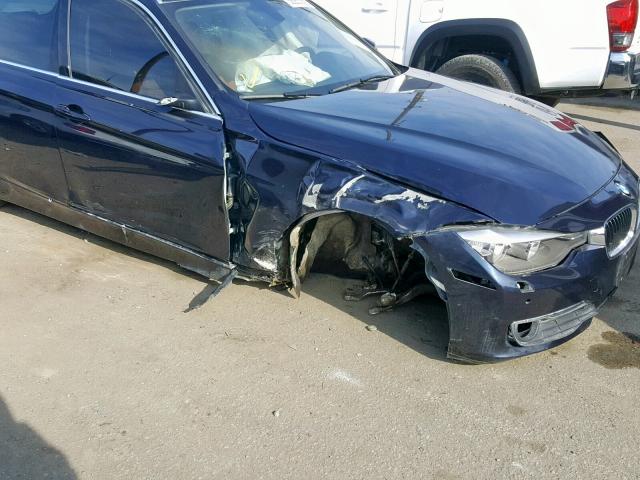 WBA3K5C54FK547312 - 2015 BMW 328 D BLUE photo 9