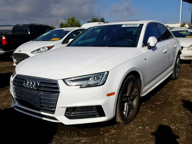 WAULMAF42HN065610 - 2017 AUDI A4 ULTRA P WHITE photo 2