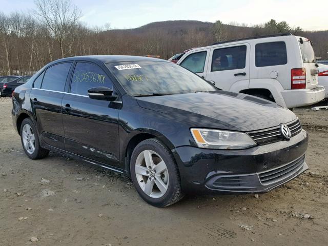 3VWLL7AJ6DM207786 - 2013 VOLKSWAGEN JETTA TDI BLACK photo 1