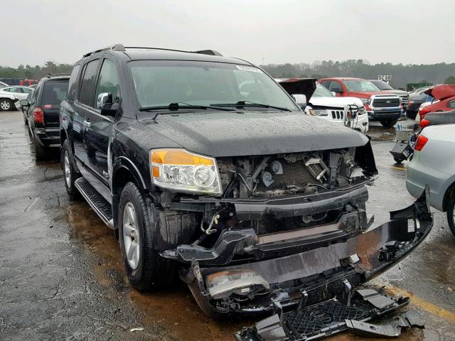 5N1AA08D48N615394 - 2008 NISSAN ARMADA SE BLACK photo 1