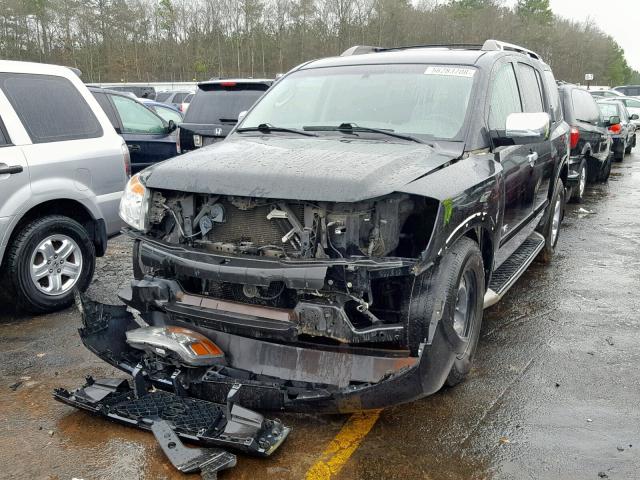 5N1AA08D48N615394 - 2008 NISSAN ARMADA SE BLACK photo 2