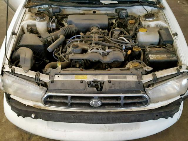 4S3BK4354W7316468 - 1998 SUBARU LEGACY L WHITE photo 7