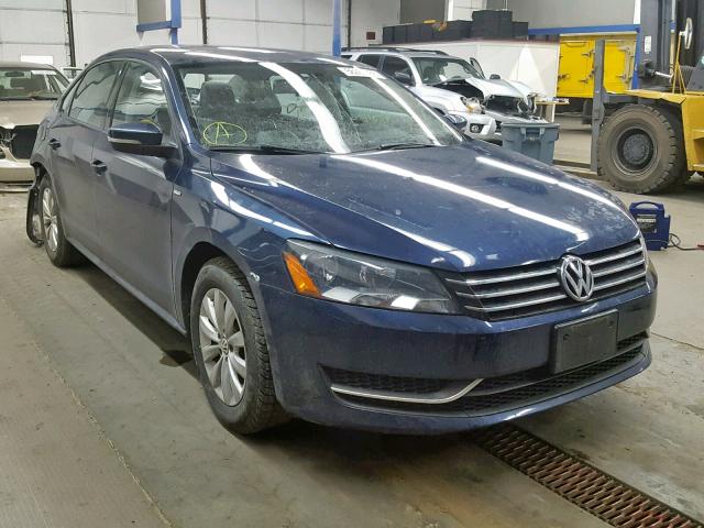 1VWAT7A39FC050039 - 2015 VOLKSWAGEN PASSAT S BLUE photo 1