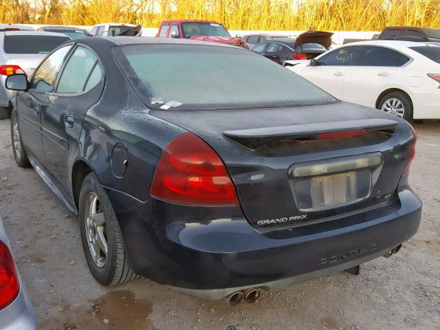 2G2WS522241310181 - 2004 PONTIAC GRAND PRIX BLACK photo 3
