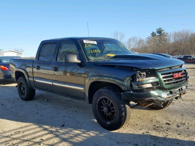 2GTEK13T651374152 - 2005 GMC NEW SIERRA GREEN photo 1