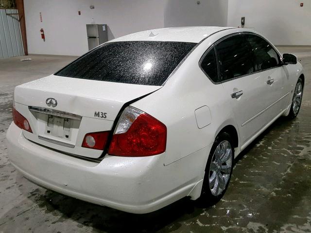 JNKAY01E66M100319 - 2006 INFINITI M35 BASE WHITE photo 4