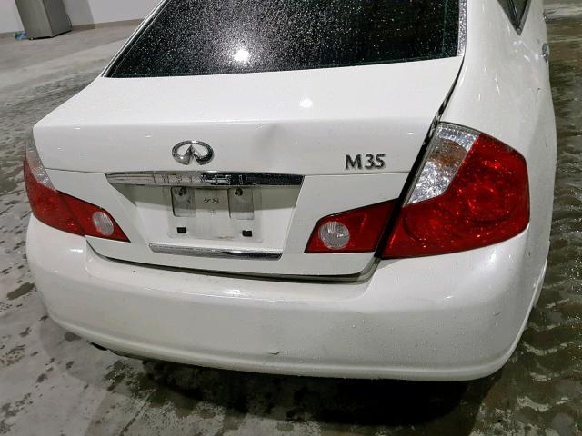 JNKAY01E66M100319 - 2006 INFINITI M35 BASE WHITE photo 9