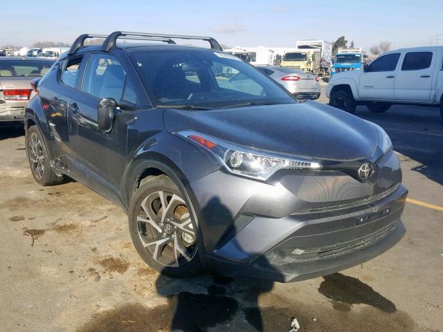 NMTKHMBX1JR003747 - 2018 TOYOTA C-HR XLE GRAY photo 1