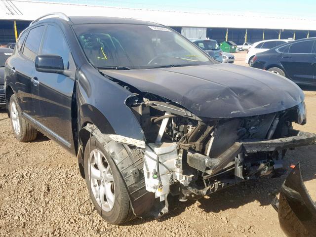 JN8AS5MT0BW575770 - 2011 NISSAN ROGUE S BLACK photo 1