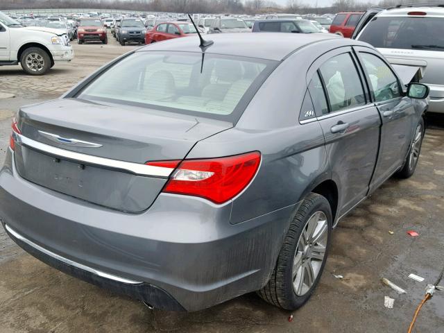 1C3CCBBG4CN164745 - 2012 CHRYSLER 200 TOURIN GRAY photo 4