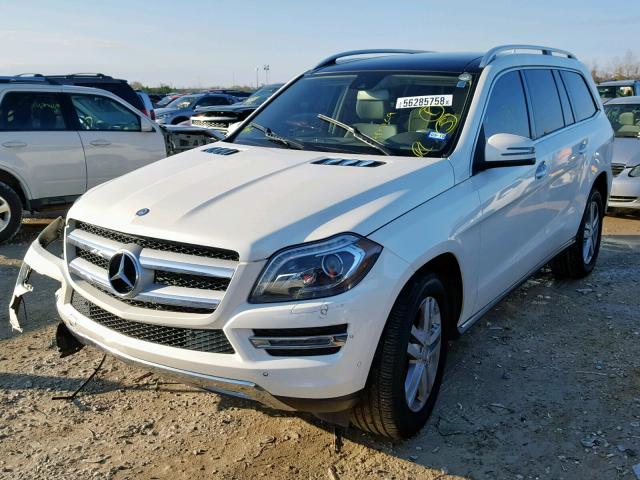 4JGDF7CE5DA244478 - 2013 MERCEDES-BENZ GL 450 4MA WHITE photo 2