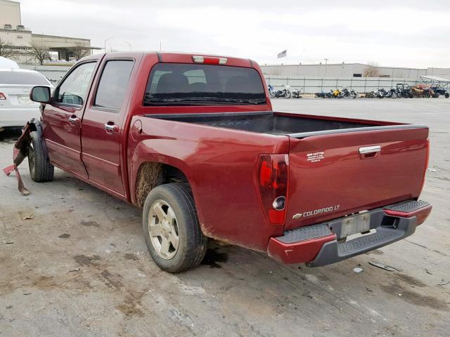 1GCDSCDE3A8109977 - 2010 CHEVROLET COLORADO L MAROON photo 3