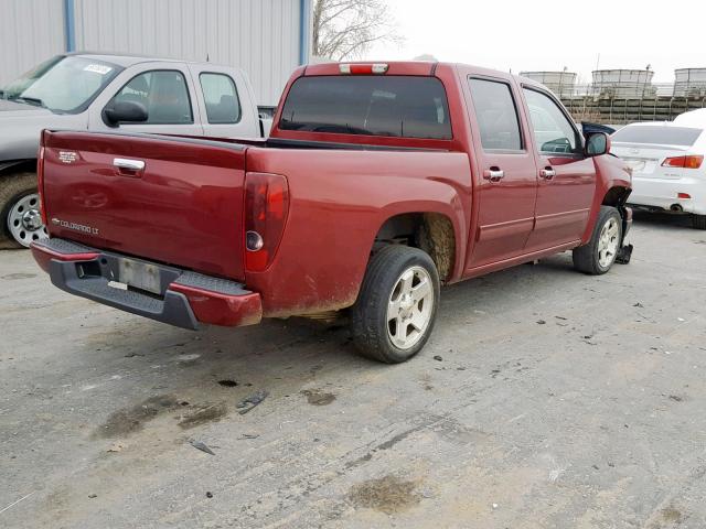 1GCDSCDE3A8109977 - 2010 CHEVROLET COLORADO L MAROON photo 4