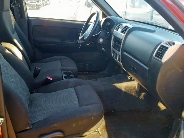 1GCDSCDE3A8109977 - 2010 CHEVROLET COLORADO L MAROON photo 5